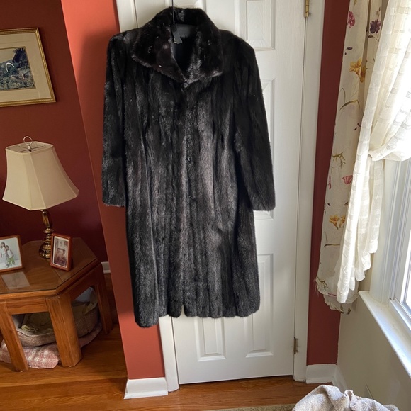 Black Mink Coat